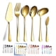 thumbnail image 1 of suxuMhao Juegos de Vajilla - Dorado, Talla Única (1 Juego), Juego de Cubiertos, Juego de Platos, Juegos de Vajilla, Vajilla de Acero Inoxidable Premium, Fiestas y Uso Diario, Esenciales Elegantes, 1 of 4