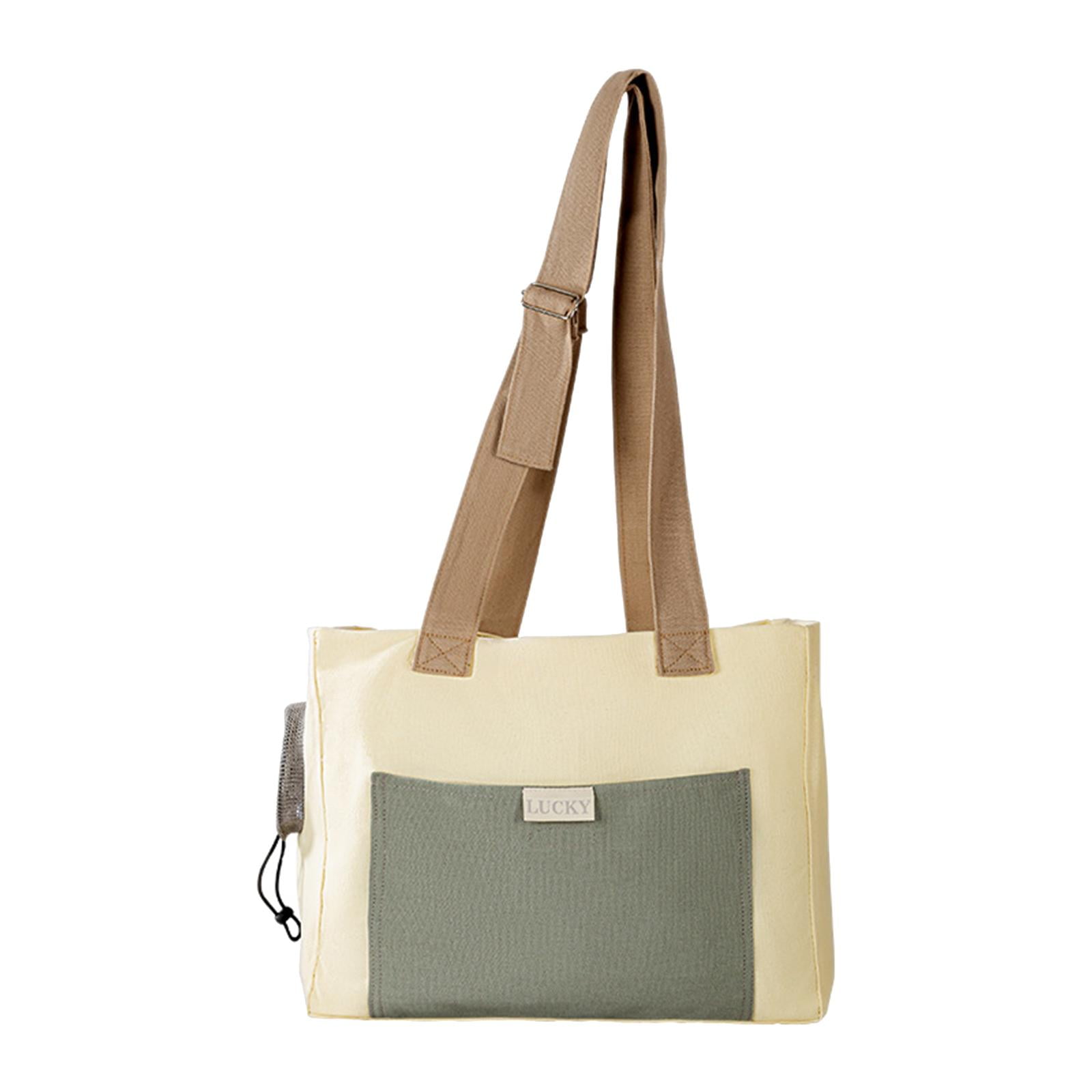 Magideal - Bolsa Transportadora Para Gatos, Bolsa De Pecho Para Mascotas, Portátil Para Caminar Con Correa De Hombro Ajustable, Bolso, Transportador Pequeño Para