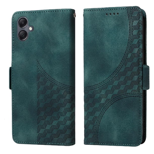 Carcasa FOXDOCK Samsung Galaxy A05 de cuero PU, diseño acolchado clásico, protección contra caídas y rayones