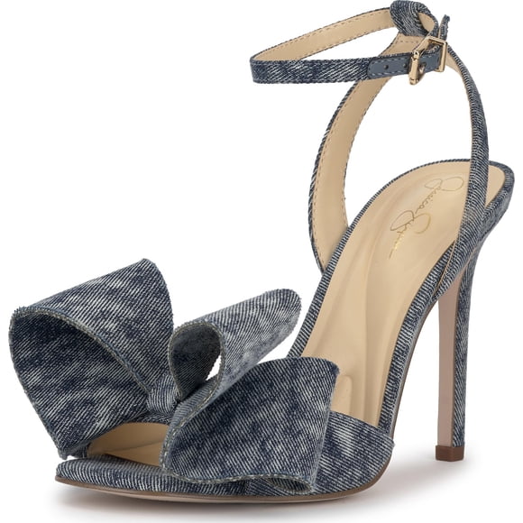 Sandalia Jessica Simpson Olivine Heeled Low 7.5 Shadow Blue