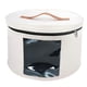 thumbnail image 2 of Caja de almacenamiento para sombreros, caja para sombreros, contenedor de almacenamiento apilable para mujeres y hombres, cubo organizador de fieltro, , Blanco 33x26cm, 2 of 5