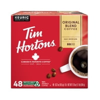 Café Tim Hortons Original Blend, Tostado Medio, 48 Cápsulas K-Cup