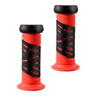 Ioensy - Puños De Manillar De Bicicleta Para Niños Puños De Manillar De Bicicleta Para Niñas Y Niños Bicicletas Plegables Rojas