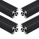 thumbnail image 1 of Riel lineal de extrusión de aluminio de 200 mm para impresora 3D, 4 piezas, 1 of 6