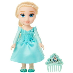 Muñeca 15 Cm Con Peine Princesas De Disney - Elsa