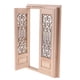 thumbnail image 3 of Accesorios De Puerta Doble De Madera Externos Sin Pintar, Bricolaje, Hechos A Mano, Exquisitos En Miniatura, 3 of 5