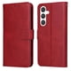 thumbnail image 1 of Funda Billetera para Samsung Galaxy S25 Plus con Porta Tarjetas y Soporte Ajustable Rojo, 1 of 5