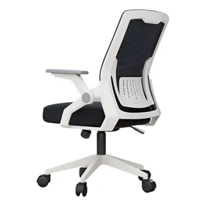 Pitaya - Silla Escritorio Ergonómica Home Office Gerencial Moderna Color Blanco Y Negro