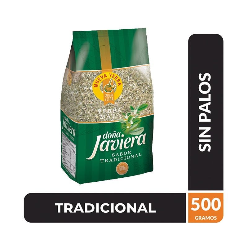 Yerba Mate Bolsa 500 g Doña Javiera