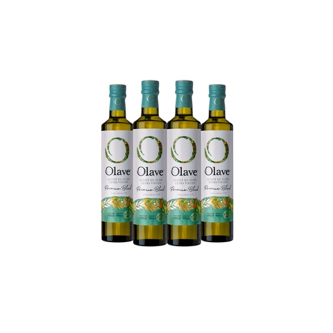 Aceite De Oliva Extra Virgen Olave Premium 4 X 500 Ml