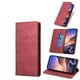 thumbnail image 3 of Funda tipo cartera con bloqueo RFID para Realme 14 Pro Con tapa abatible, portatarjetas, cierre magnético, TPU y soporte Rojo, 3 of 6