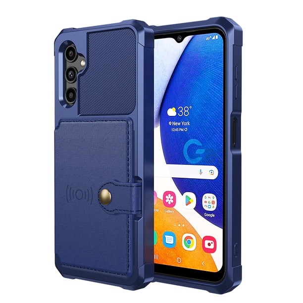 Stylish PU Leather Flip Wallet Cover With Photo Holder - Perfect for Samsung Galaxy A14 5G/A54 5G