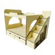 thumbnail image 3 of Modelo De Cama Tipo Loft 1:12 Con Escalera Para Estación De Tren, Paisaje DIY De Jardín De Hadas, 3 of 5