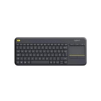 Logitech - Teclado Inalambrico Touchpad Media K400 Plus Negro