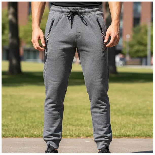 Pack 3 Pantalones Buzo Hombre. Jogger Fit Forrado Polar
