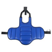 Magideal - Equipo De Escudo Ajustable De Protección De Pecho De Karate Reversible, Chaleco Protector De Taekwondo De Boxeo Con Escudo De Costillas Para Mujeres, , Rojo Azul M