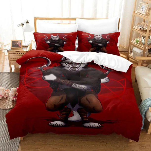 x662 Bed SheetsNew Puss in Boots Movie Digital Print Bedding Sets Soft Polyester Fitted Exquisite Duvet Cover Boys Girls Luxury Gift 3-Piece Bedding Set (1 Duvet Cover + 2 Pillow Shams) nj662