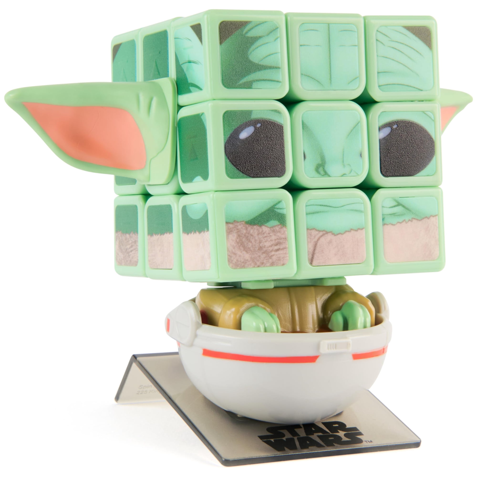 Cubo Rubik's Cuber De Star Wars Grogu Con Pantalla Para Niños Mayores De 8 Años