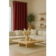 thumbnail image 2 of Pack 2 Cortina Engomada Termica Tela Delgada 100% Blackout 140X225 rojo 140X225, 2 of 9