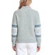 thumbnail image 3 of INSPIRE CHIC Suéter de Punto de Chenilla con Copo de Nieve para Mujer Cuello Simulado Ajuste Suelto Mangas Largas Grande Gris, 3 of 6