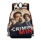 thumbnail image 1 of Mentes Criminales-theme Backpack, Campus style schoolbag Bookbag with Adjustable Shoulder Straps And Large Zip Compartment, Unisex Travel Bags.42x30x15cm, 1 of 6