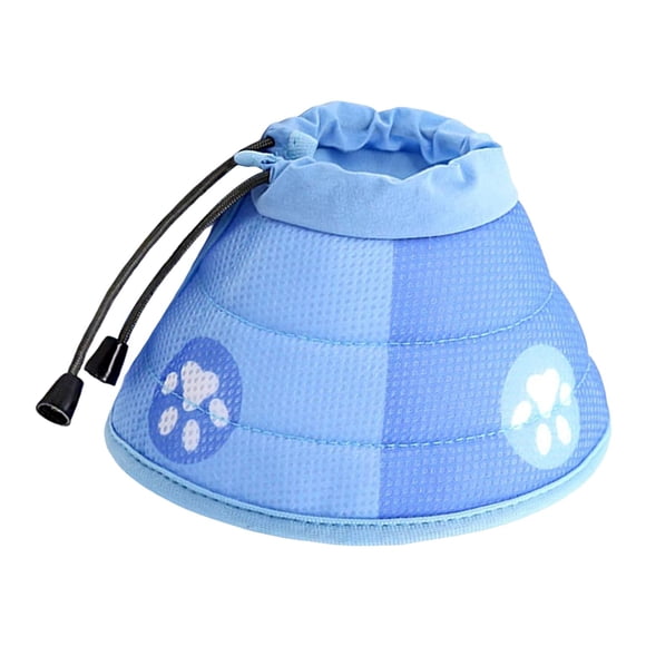 Gargantilla de Cono para Mascotas, Gargantilla de Protección Antiarañazos, Ajustable, Transpirable, Bonito Círculo Isabelino, Gargantilla de Recuperac , s S