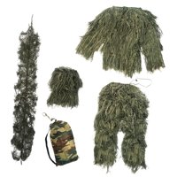 Magideal - De Ghillie Para Niños, Ropa Táctica Ligera Transpirable, De Camuflaje Para Fotografía En , Ropa De Tiro Para Fiestas , 160~165Cm Verde 160~165Cm