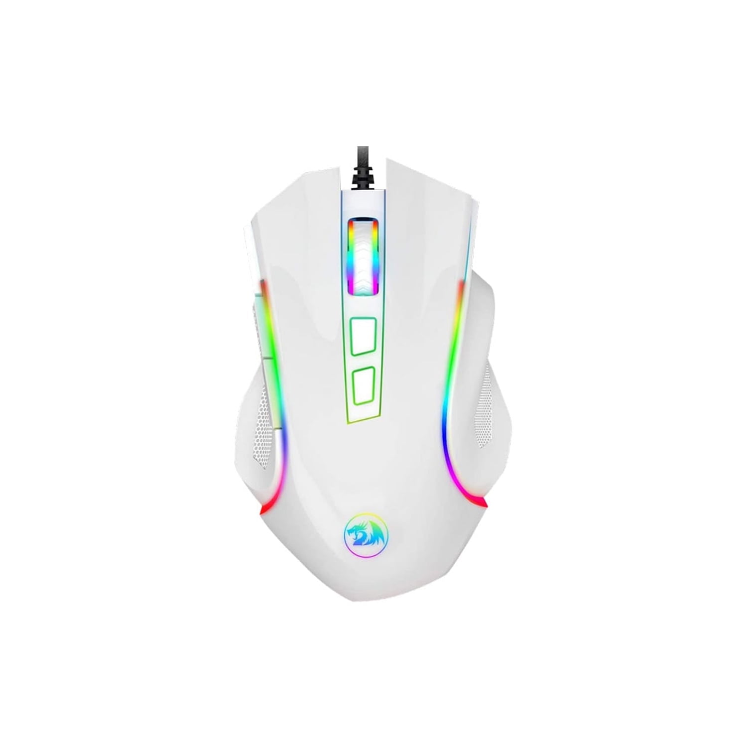 Mouse Gamer Redragon M607w Griffin Rgb 7200dpi Blanco