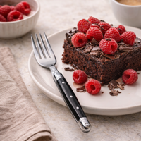 Set De 6 Tenedores Postre Negro Laguiole Jean Dubost