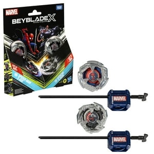 Hasbro - Set Multipack De Beyblade X Marvel Collab Spider-Man Vs Venom