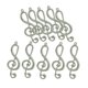 thumbnail image 3 of 10 Unids Tibetan Plata Grande Filigrana Música Nota Símbolo De Bricolaje Colgantes Colgantes, 3 of 5