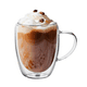 thumbnail image 1 of Mug Taza De Café oz Doble Pared Vidrio Vaso Termico 250ML, 1 of 7