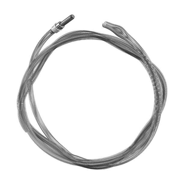 Cable Flexible Para Desatascar Tuberías De Fontanería, Taladro, Limpiador De Tuberías, Serpiente De Desagüe Para Alcantarillado, Inodoro Y Lavabo (4 M)