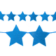 thumbnail image 1 of Guirnalda Estrella Celeste 15 Pcs X1 Uni, 1 of 1