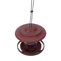 Magideal - Comedero Para Pájaros De Jardín, Comedero Para Loros Exteriores, Impermeable, De Gran Capacidad, Estación De Alimentación Para Pájaros, Comedero Para Marrón