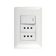 thumbnail image 3 of Pack 3 Tomacorriente Doble 10a + Interruptor Simple 9/12 10a 250v, 3 of 5