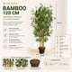thumbnail image 3 of Planta Artificial Decorativa Arbol Grande Bamboo 120cm 730hj, 3 of 9