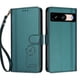 thumbnail image 3 of Funda Cartera Trébol para Google Pixel 8 con Ranuras Tarjetas y Carga Inalámbrica Verde oscuro, 3 of 6