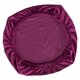 thumbnail image 5 of Cubierta de asiento de la silla del comedor de la boda del estiramiento del terciopelo suave púrpura oscuro, 5 of 5