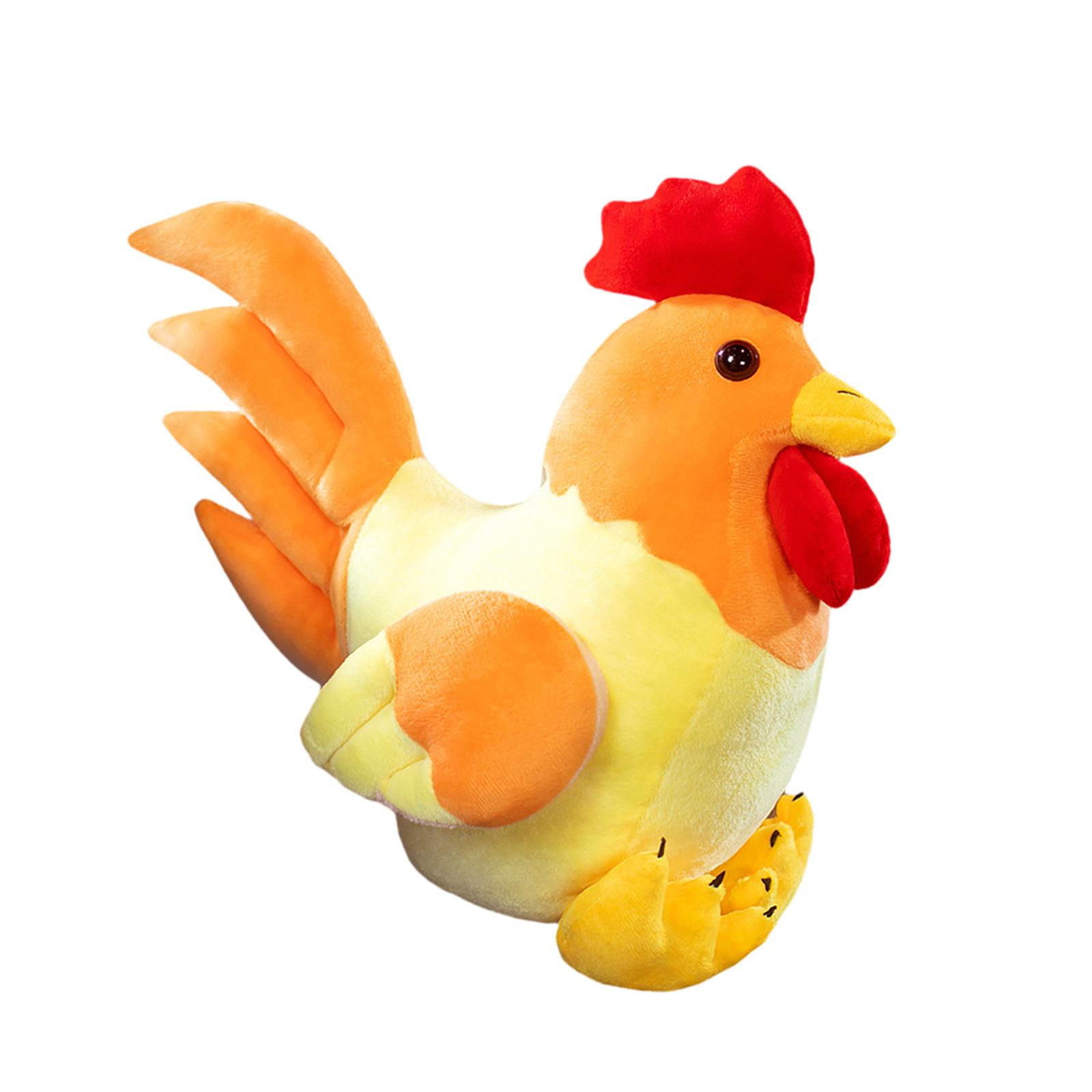 Magideal - Peluche De Pollo Para Decoración Del Hogar, Bonito Y Suave Muñeco De Peluche, Adorno Para Niños, Juguete De Pollo Para Adolescentes, Niños Y Niñas, Re Amarillo