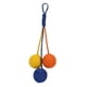 thumbnail image 3 of Bolas De Juguete Divertidas Para Gatos, Mascota Interactiva De Sisal Para Suministros Para Mascotas, Gatito, Naranja, Amarillo, 3 of 5