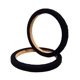 thumbnail image 3 of Aros para bocinas Nippon de madera con alfombra negra, 1 par, 3 of 6