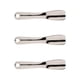 thumbnail image 2 of 3 Piezas Cuchara De Maquillaje Cuchara Cosmética Facial Metal Cosmético Espátula Plata, 2 of 5