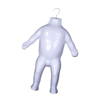 Magideal - Maniquí Exhibición Maniquí Cuerpo Simulación Modelo Ropa Pantalones Exhibición Fácil De Almacenar Maniquí Calcetines Duros Exhibición Vestido De Niño Blanco