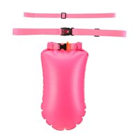 Ioensy - Boya De Natación Inflable, Bolsa Impermeable, Ultraligera Para Lago, Piscina, Senderismo, Rosa Roja, 55Cm X 38Cm