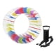 thumbnail image 4 of Piscina de agua inflable, piscina, flotador de interior de la barra de césped al aire libre, estanque de la playa, estanque de río colorido tubo flota M, 4 of 5