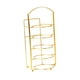 thumbnail image 5 of Estantes Extensibles Para Encimera, Decoración De Habitación, Estante De Almacenamiento De Cocina De Metal De 23x45cm, Dorado, 5 of 5