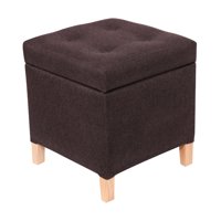 Máxima Design - Pouf Baúl Rucato Café Moro Omega 46X46X50 Cm
