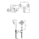 thumbnail image 2 of Monomando Tina Ducha New Genova Cromo, 2 of 2