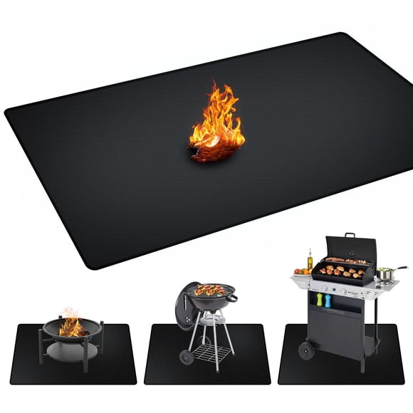 Tapete para parrilla rumlick Under Grill, 90 x 48 pulgadas, ignífugo